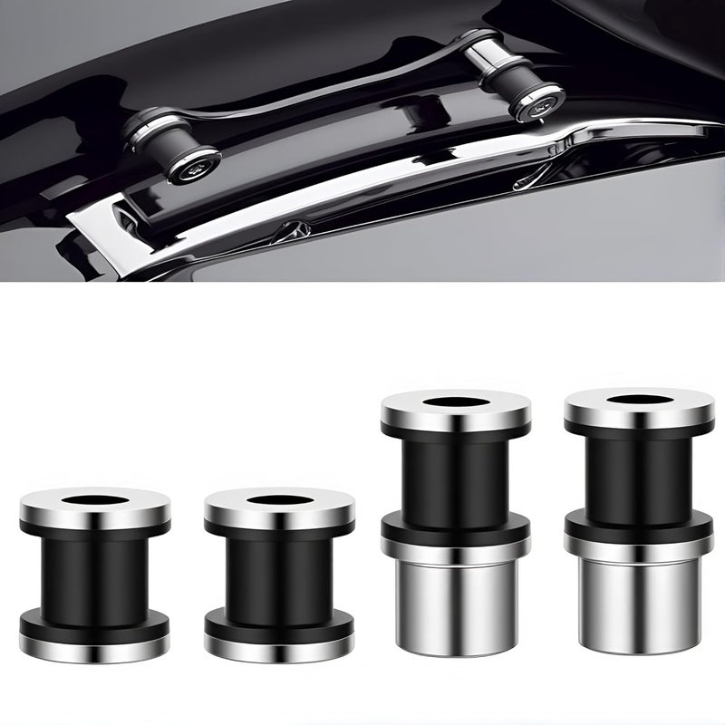 TCMI H-D Quick Release Sissy Bar Rack 4 Point Docking Hardware Fit for Harley Davidson Touring Street Glide Electra Glide Road King Road Glide 2009-2025 - Image 1